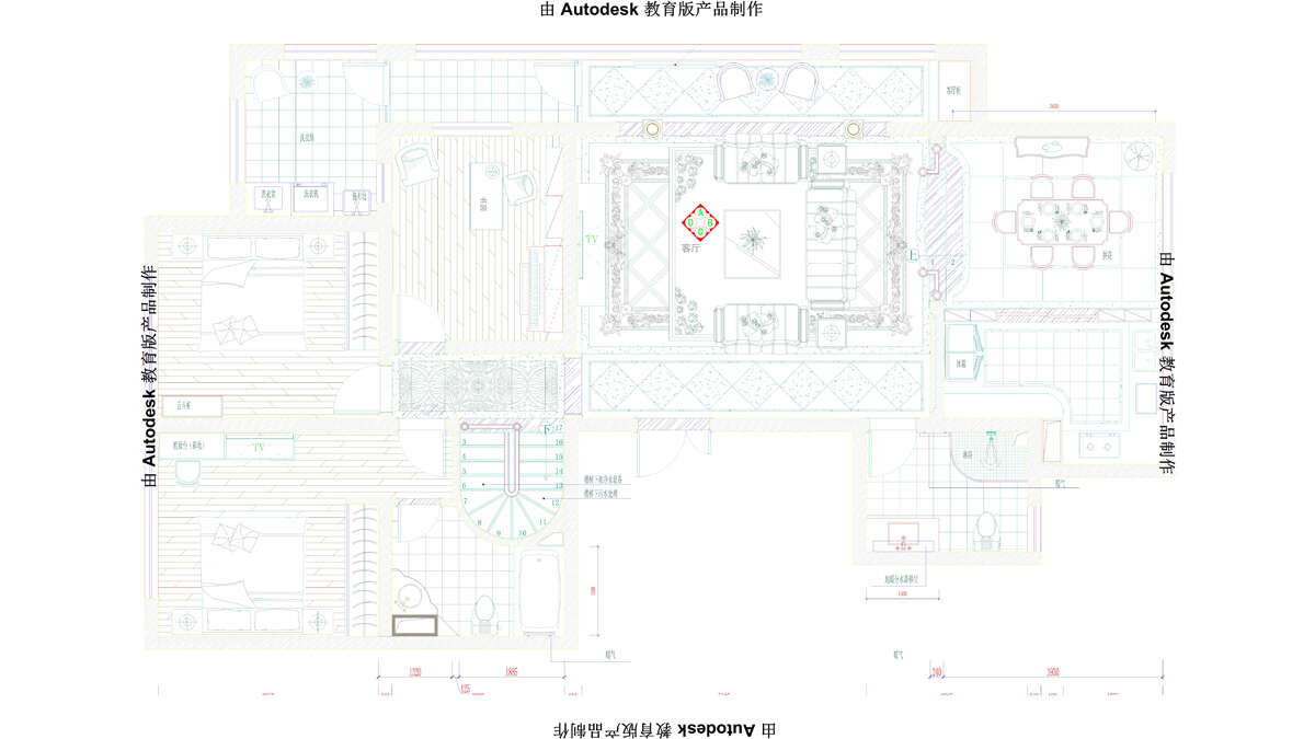 綠城300 平面布局圖